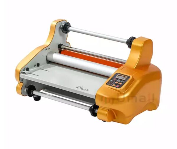 OGK-3550 Roll laminating machine with hot and cold lamination.